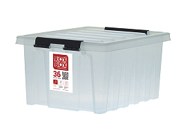 Roxbox 36 л контейнер для хранения, прозрачный 