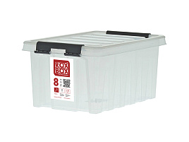 Rox box 8 л контейнер для хранения, прозрачный