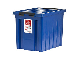 Пластиковый контейнер для хранения Rox box 50л синий
