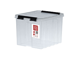 Rox box 4,5 л пластиковый ящик для хранения, прозрачный