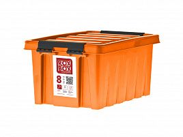 Пластиковый контейнер для хранения Rox box 8л оранжевый