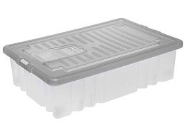 Контейнер пластиковый Darel Box 36 л серый