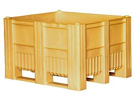 Контейнер BOX-PALLET 1200х1000мм, желтый