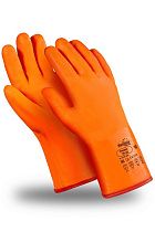Перчатки утепленные оранжевые