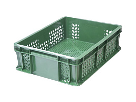 Ящик для овощей TR 701.01 перфорированный, зеленый
