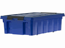 Пластиковый ящик для хранения Rox box 35 л, синий