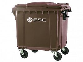 Мусорный контейнер ESE 1100 коричневый